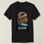 Die Illustration des Nationalparks Narrows Zion T-Shirt (Design vorne)