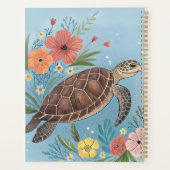 Die Illustration einer Meeresschildkröte Planer (Rückseite)