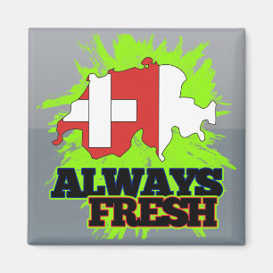 Die immer frische Schweiz Magnet