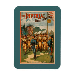 Die Imperial Burlesquers weibliche Soldaten spiele Magnet