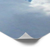die in die Wolken kommen Poster (Ecke)