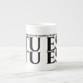 Die in meinem Kopf, tu es, tu es Porzellantasse (Vorderseite)