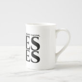 Die in meinem Kopf, tu es, tu es Porzellantasse (Rechts)