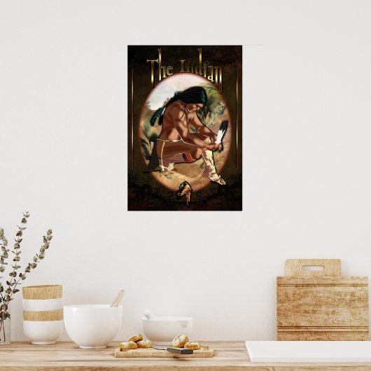 Die Indianer - Poster (Küche)