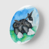 DIE INDIGNITÄT! RUNDE WANDUHR (Winkel)