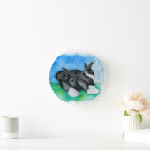 DIE INDIGNITÄT! RUNDE WANDUHR (Zuhause)