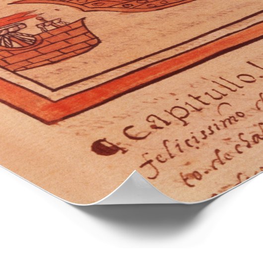 Die indische Prinzessin Malinche oder Dona Marina Poster (Ecke)