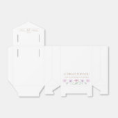 Die individuell anpassbare Lilac Floral Baby Showe Geschenkschachtel (Ungefaltet)