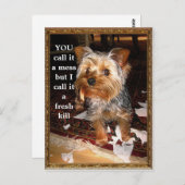 Die individuell anpassbare Shredder-Postkarte Postkarte (Vorne/Hinten)