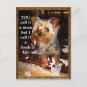 Die individuell anpassbare Shredder-Postkarte Postkarte (Vorderseite)