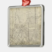 Die Industrie der Welt Silbernes Ornament (Links)