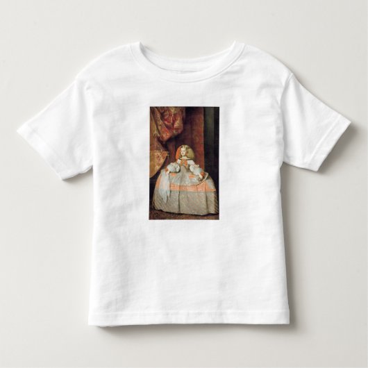 Die Infanta Maria Marguerita in Rosa Kleinkind T-shirt (Vorderseite)
