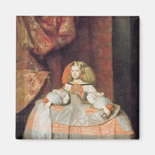 Die Infanta Maria Marguerita in Rosa Magnet