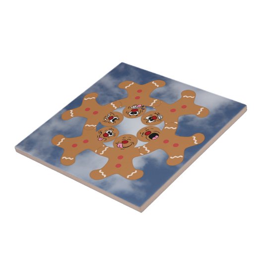 "Die Ingwer-Jungen-" Lebkuchen Skydiving Bildung Fliese (Seite)