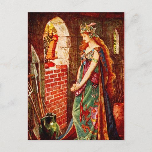 Die inhaftierte Prinzessin Postkarte (Vorderseite)