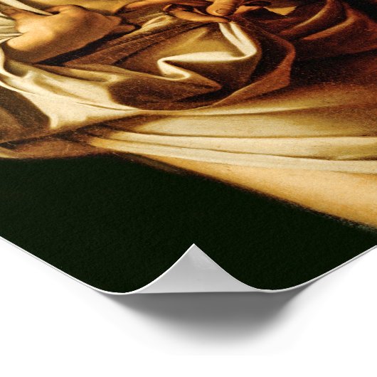 Die Inkredulität von St. Thomas, 1602-03 Poster (Ecke)