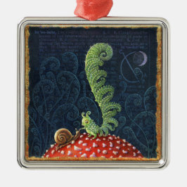 Die Innendekoration, Involute. Niedliche Pilzkunst Ornament Aus Metall