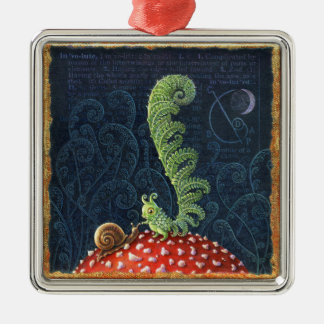 Die Innendekoration, Involute. Niedliche Pilzkunst Ornament Aus Metall