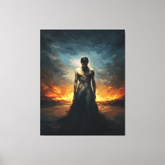 Die innere Flamme Leinwanddruck (Vorderseite)