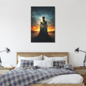 Die innere Flamme Leinwanddruck (Insitu (Schlafzimmer))
