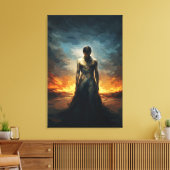 Die innere Flamme Leinwanddruck (Insitu (Wohnzimmer))