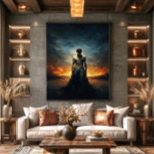 Die innere Flamme Leinwanddruck