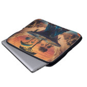 Die Insel bei Sonnenuntergang. Laptopschutzhülle (Vorne Knopf)