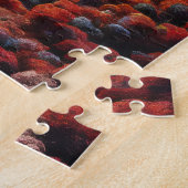 Die Insel bei Sonnenuntergang. Puzzle (Seite)