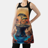 Die Insel bei Sonnenuntergang. Schürze (InSitu)