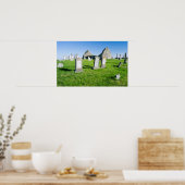 Die Insel Benbecula (Beinn nam Fadhla) Poster (Küche)