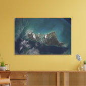 Die Insel der Bahamas-Andros Leinwanddruck (Insitu (Wohnzimmer))