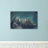 Die Insel der Bahamas-Andros Leinwanddruck (Insitu (Holzboden))