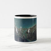 Die Insel der Bahamas-Andros Zweifarbige Tasse (Mittel)