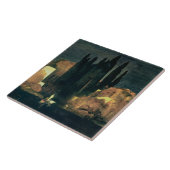 Die Insel der Toten, 1880 (Öl auf Leinwand) Fliese (Seite)