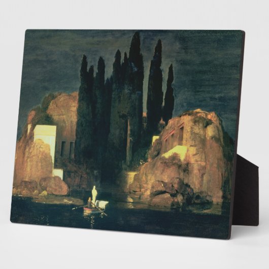 Die Insel der Toten, 1880 (Öl auf Leinwand) Fotoplatte (Seite)