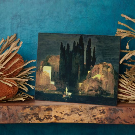 Die Insel der Toten, 1880 (Öl auf Leinwand) Fotoplatte (Seite)