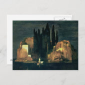 Die Insel der Toten, 1880 (Öl auf Leinwand) Postkarte (Vorne/Hinten)