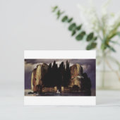 Die Insel der Toten von Arnold Böcklin Postkarte (Stehend Vorderseite)