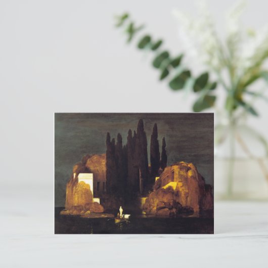 Die Insel der Toten von Arnold Böcklin Postkarte (Stehend Vorderseite)