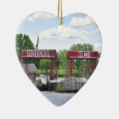 Die Insel des Gouverneurs Keramik Ornament (Rechts)