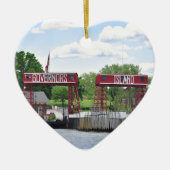 Die Insel des Gouverneurs Keramik Ornament (Vorne)