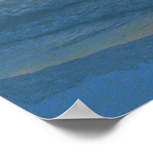 Die Insel hieß "Bier Can" Poster (Ecke)