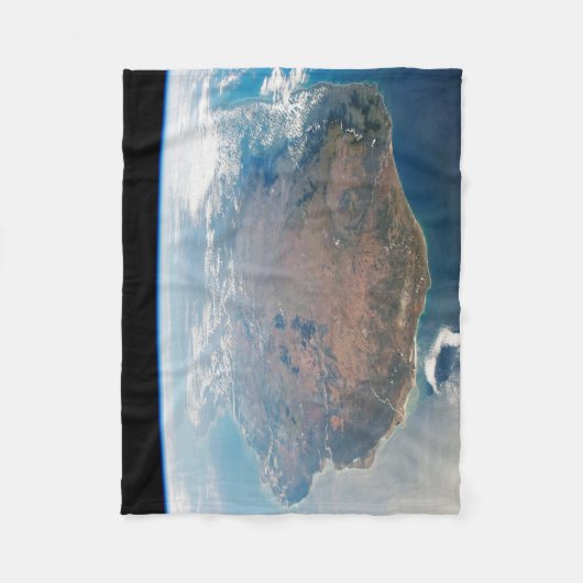 Die Insel Madagaskar. Fleecedecke (Vorderseite)