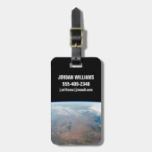 Die Insel Madagaskar. Gepäckanhänger (Vorderseite vertikal)