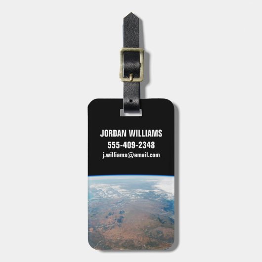 Die Insel Madagaskar. Gepäckanhänger (Vorderseite vertikal)