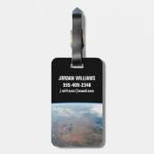 Die Insel Madagaskar. Gepäckanhänger (Rückseite vertikal)