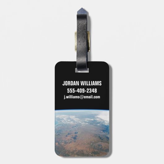 Die Insel Madagaskar. Gepäckanhänger (Rückseite vertikal)