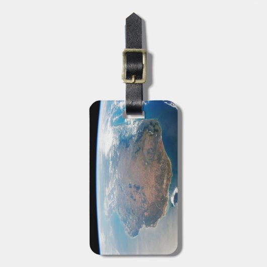 Die Insel Madagaskar. Gepäckanhänger (Vorderseite vertikal)