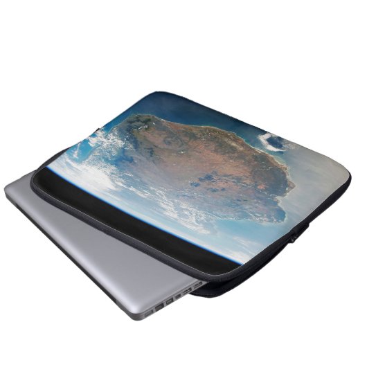 Die Insel Madagaskar. Laptopschutzhülle (Vorne Knopf)