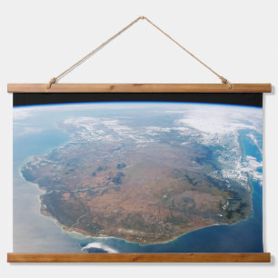 Die Insel Madagaskar. Wandteppich Mit Holzrahmen